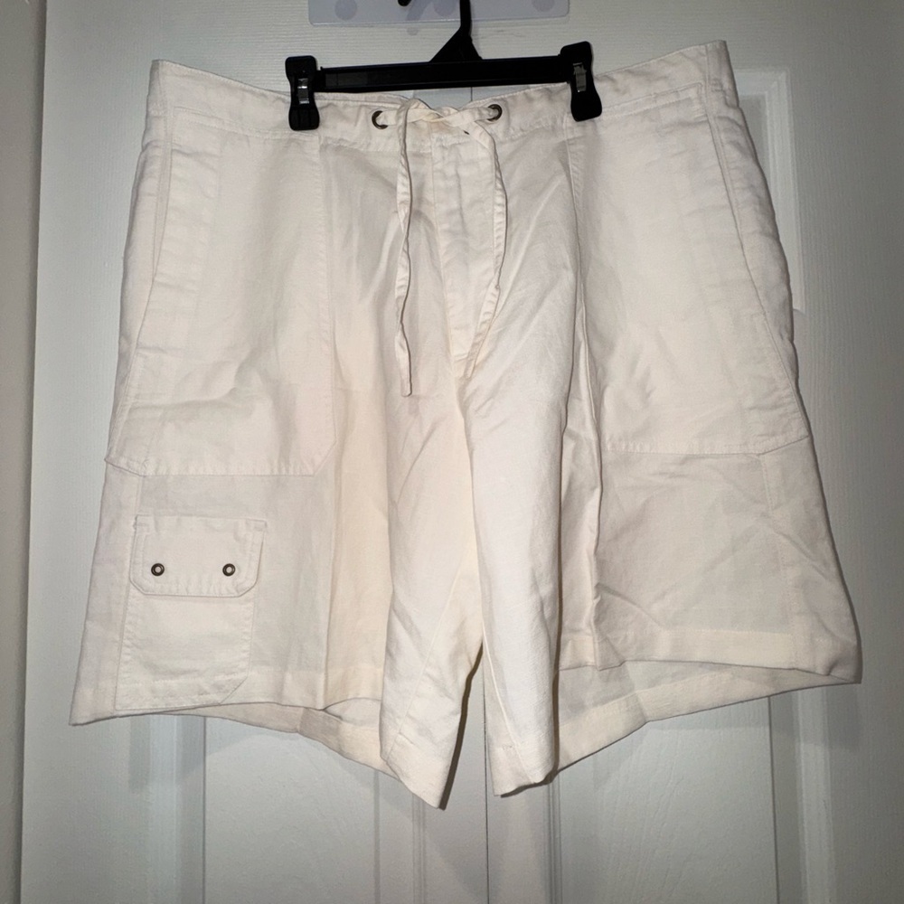 STRUCTURE CLOTHING Men's Beige Cargo CHINO Shorts Size 36. EUC